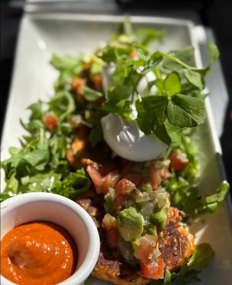 House-made fritters, fresh and hearty — Harry's Cafe Laverton North